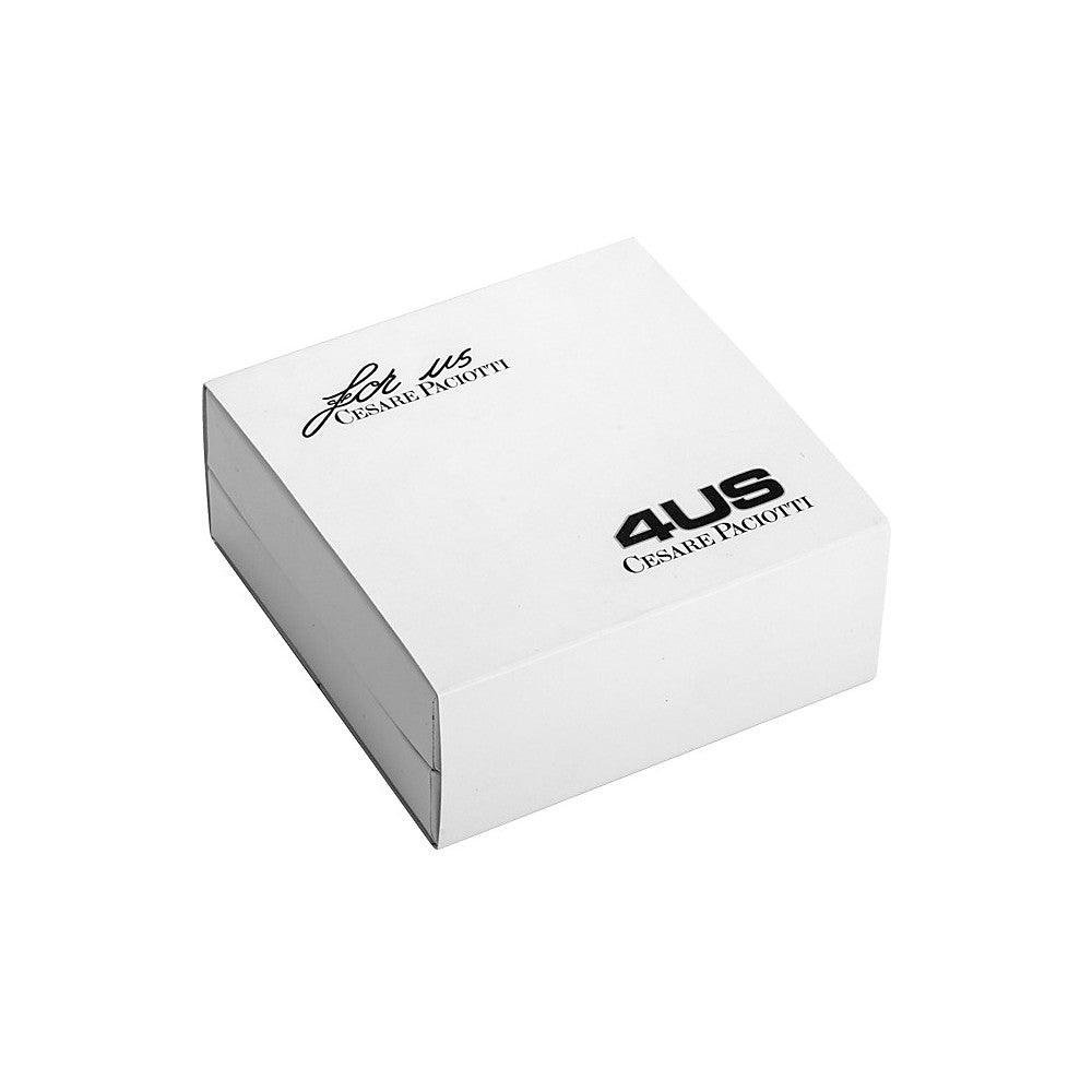 Collana Donna 4US Cesare Paciotti Acciaio Perle Cuore Zircone Bianco 4UCL7130W